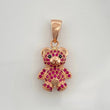 Dije Oso 3.4gr / 1 in / Oro Rosa 18K %