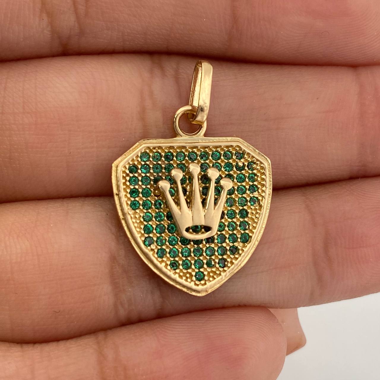 Dije Corona 2.75gr / 1 in / Oro Amarillo 18K %
