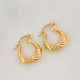Candongas Mirilla 1.15 g / 1/2 in Oro Amarillo 18K