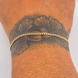 Cuban Links Bracelet 0.8gr / 7.6in / 18K Gold +1$