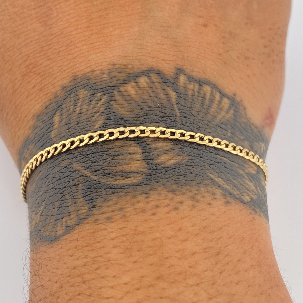 Cuban Links Bracelet 1gr / 7.6in / 18K Gold +1$