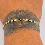 Cuban Links Bracelet 0.95gr / 7.5in / 18K Gold +1$