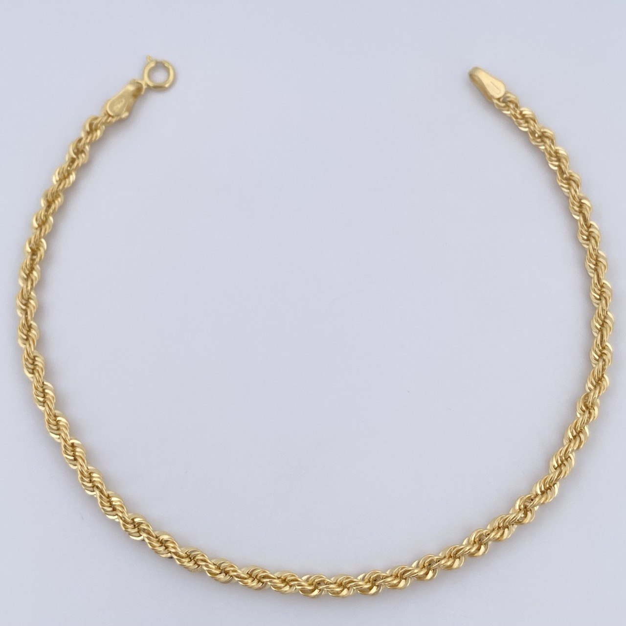 Rope Bracelet 1.75gr / 7.5in / 18K Gold +3 $