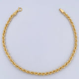 Rope Bracelet 1.75gr / 7.5in / 18K Gold +3 $