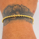 Rope Bracelet 1.75gr / 7.5in / 18K Gold +3 $
