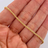 Rope Bracelet 1.25gr / 7.7in / 18K Gold +3 &