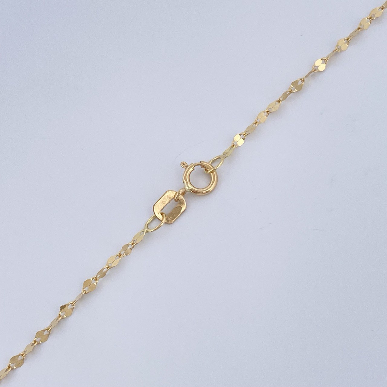 Mirror Flower Chain 0.95gr / 17.5in / 18K Gold +3 &