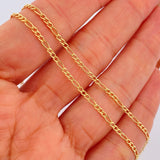 Figaro Chain 1.5gr / 19.7in / 18K Gold +1$