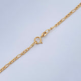 Figaro Chain 1.35gr / 17.7in / 18K Gold +1 &