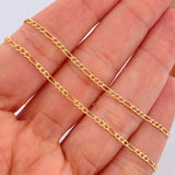 Figaro Chain 1.35gr / 17.7in / 18K Gold +1 &