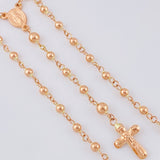 Rosario Virgen De La Milagrosa 6.2 g / 20 3/4 in / 3mm/4mm mm Oro Rosa 18K