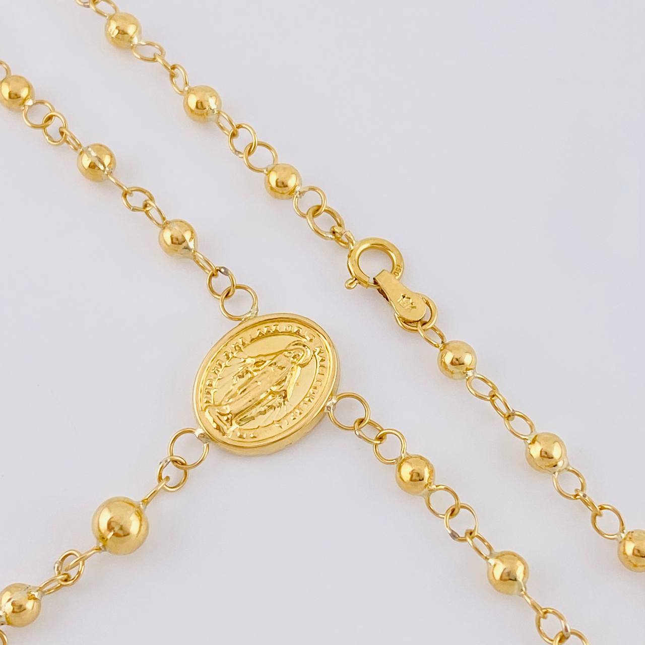 Rosario Virgen De La Milagrosa 6.75 g / 21 in / 3mm/4mm mm Oro Amarillo 18K