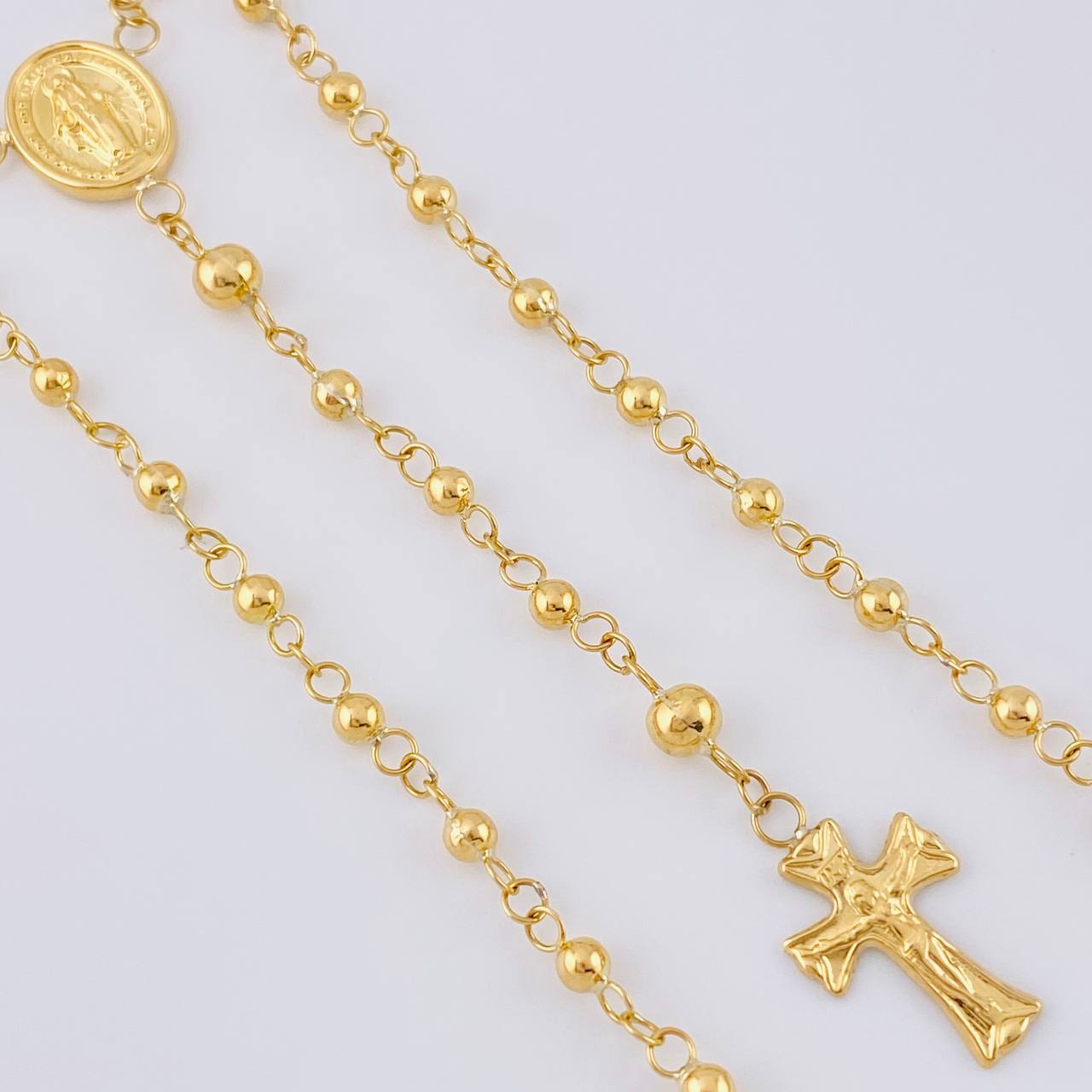 Rosario Virgen De La Milagrosa 6.75 g / 21 in / 3mm/4mm mm Oro Amarillo 18K