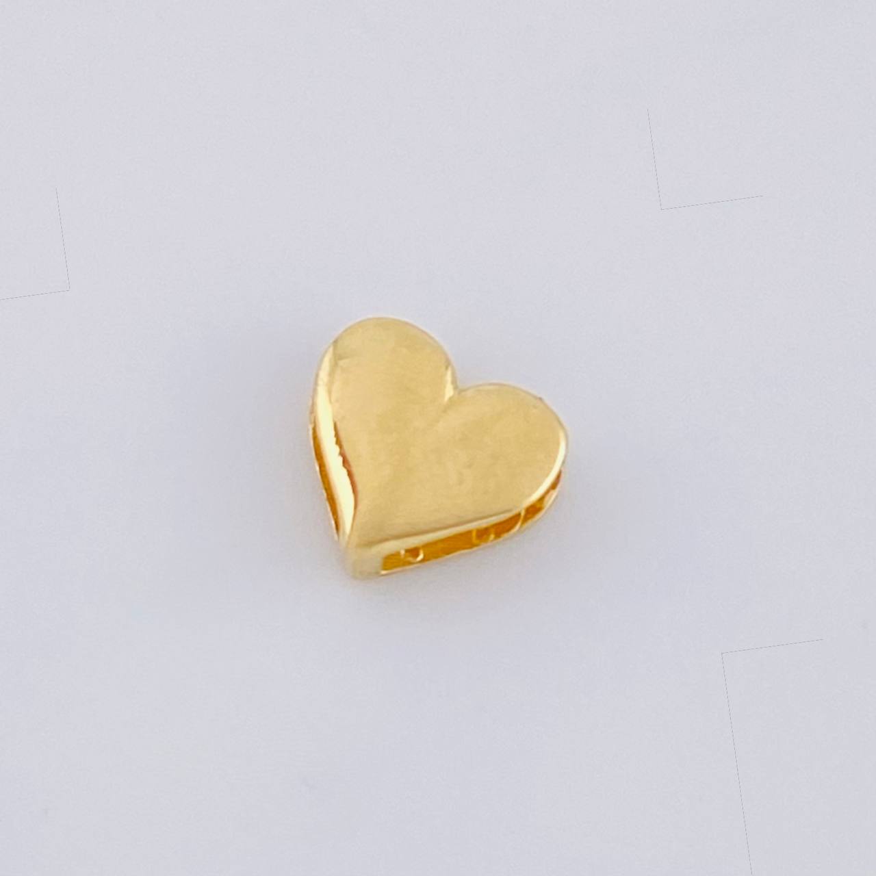 Herraje Corazón 0.5 g / 1/4 in Oro Amarillo 18K