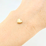 Herraje Corazón 0.6 g / 1/4 in Oro Amarillo 18K
