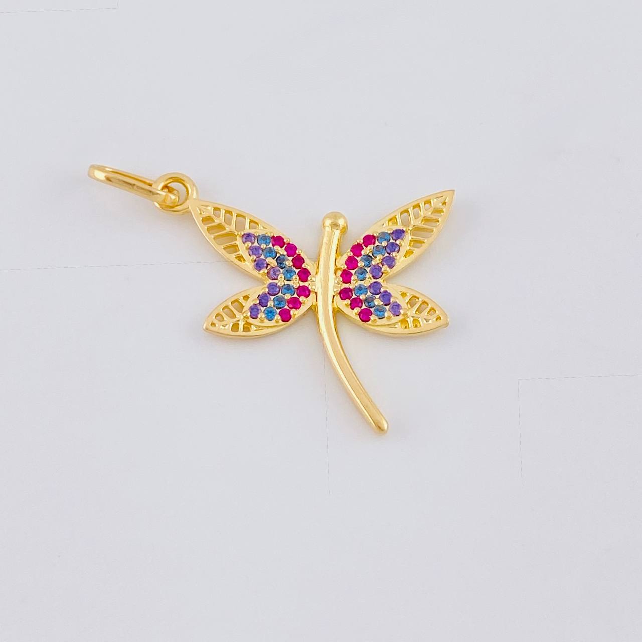 Dije Libélula 2 g / 1 1/4 in Oro Amarillo 18K