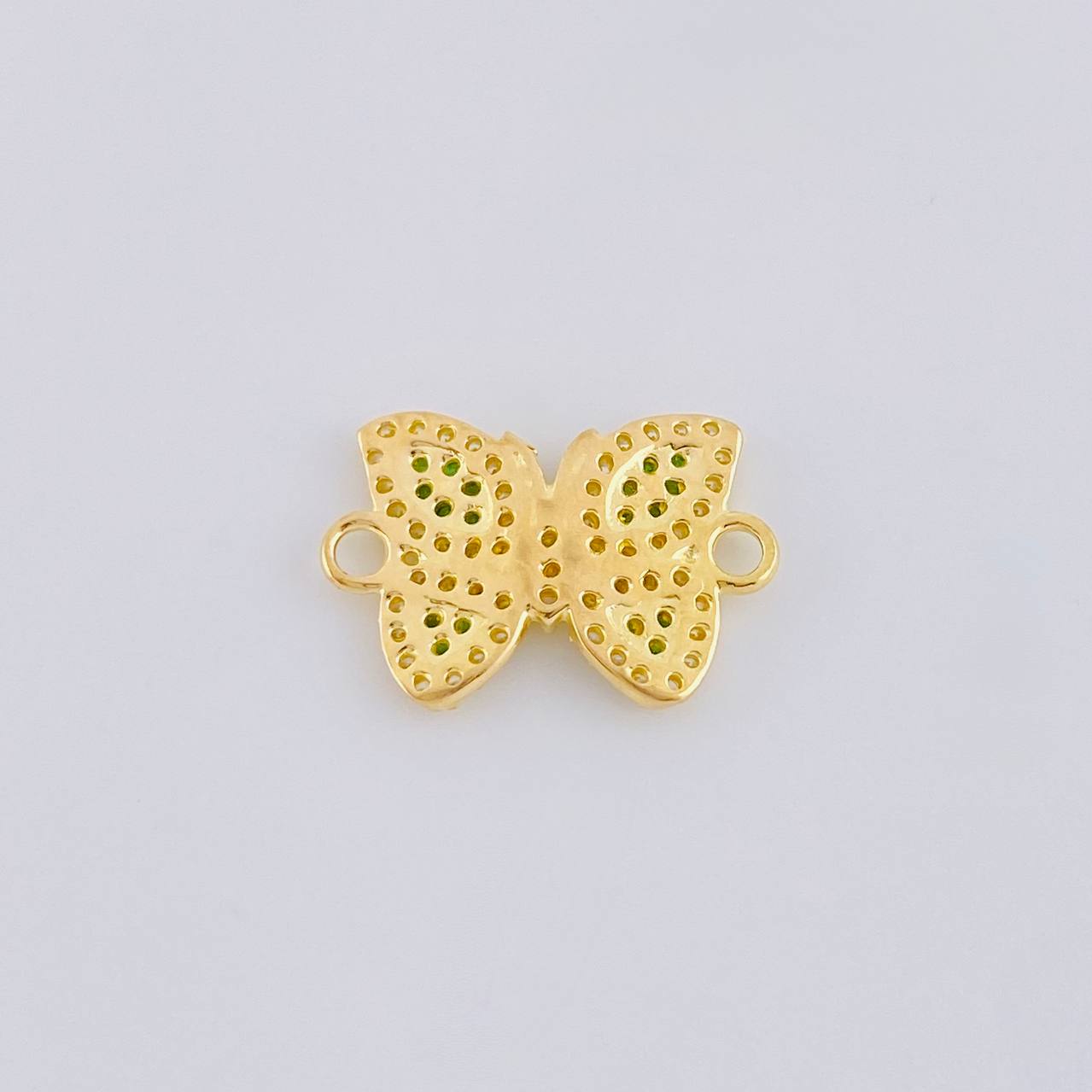 Herraje Mariposa Verde 1.45 g / 1/2 in Oro Amarillo 18K