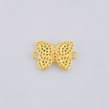 Herraje Mariposa Verde 1.45 g / 1/2 in Oro Amarillo 18K