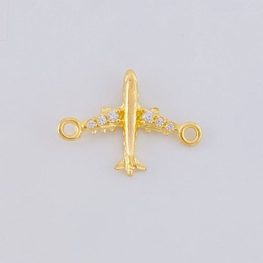 Herraje Avión 0.5 g / 1/2 in Oro Amarillo 18K