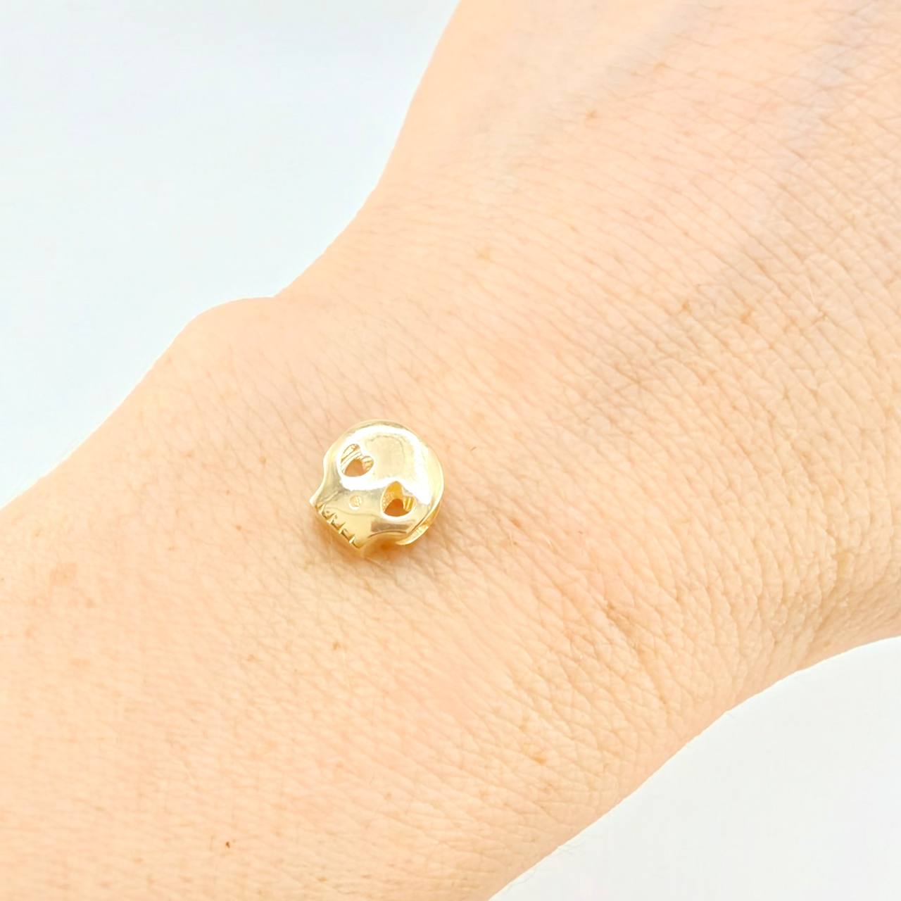 Herraje Calavera 1.5 g / 1/4 in Oro Amarillo 18K