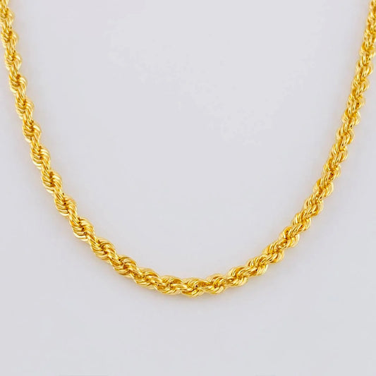 Rope Chain 9.6g / 26 in / 3.3mm 18K Yellow Gold