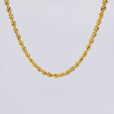 Cadena Lazo 9.6g / 26 in / 3.3mm Oro Amarillo 18K
