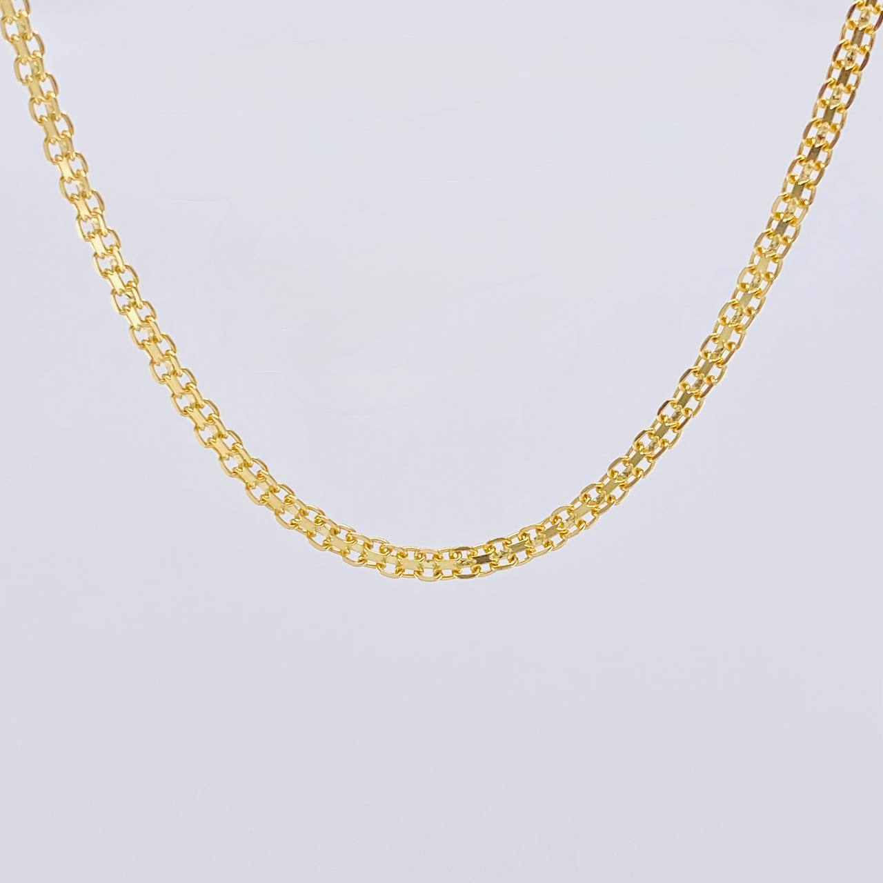 Cadena China 7.45g / 24 in / 2.4mm Oro Amarillo 18K