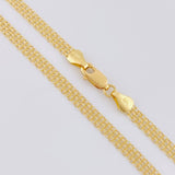 Cadena China 7.2 g / 20 in / 4.3 mm Oro Amarillo 18K