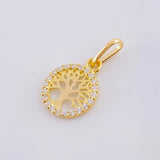 Dije Árbol De La Vida 0.6 g / 3/4 in Oro Amarillo 18K