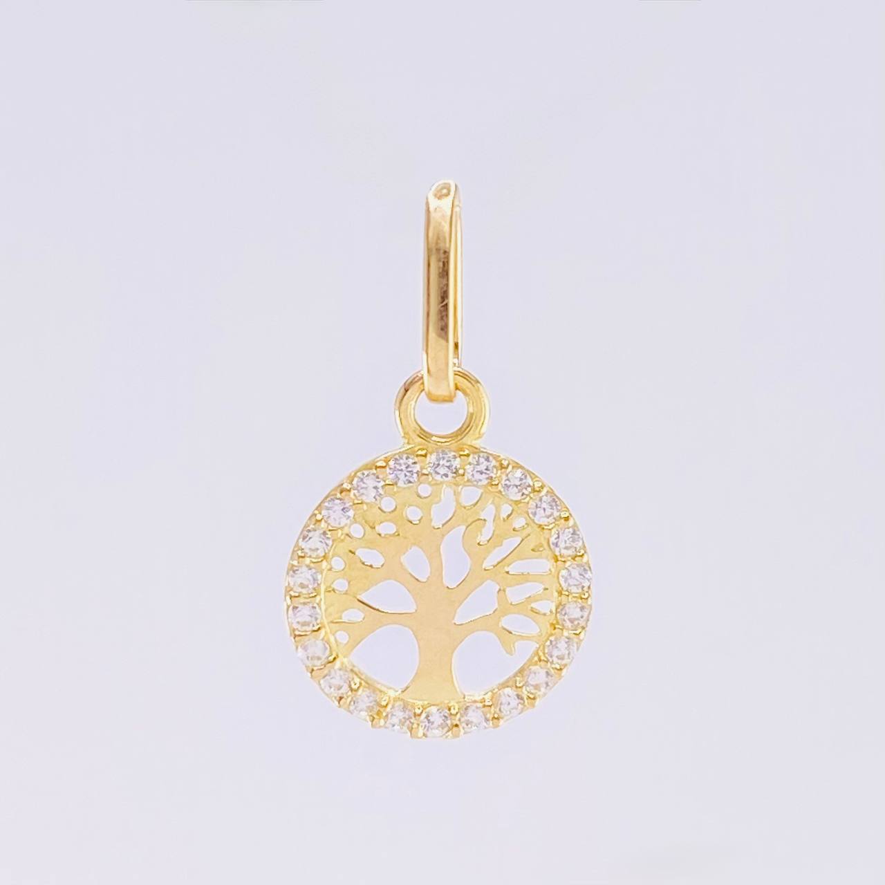 Dije Árbol De La Vida 0.6 g / 3/4 in Oro Amarillo 18K
