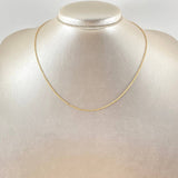 Singapore Chain 0.8gr / 15.7in / 18K Gold +3$