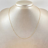 Venetian Chain 1.2gr / 17.7in / 18K Gold +3$