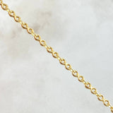 Tobillera Infinito 2.95gr / 25.5cm / Oro Amarillo 18K *