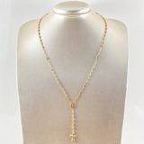 Rosary GC Virgin Miraculous 6.3gr / 19.7in / 18K Gold ©