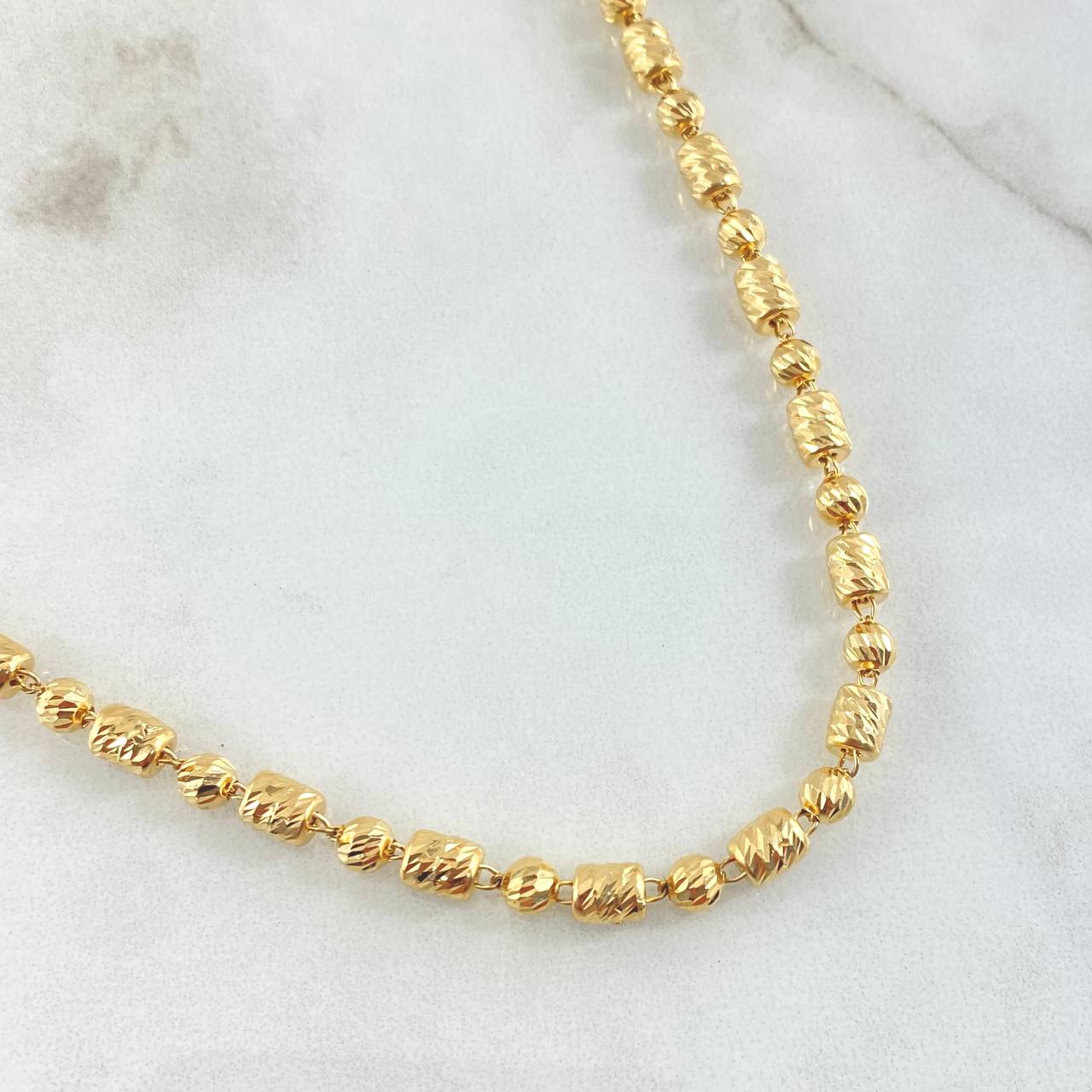 Military Morse Chain 15.65gr / 23.6in / 18K Gold ©