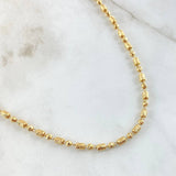 Cadena Militar Morse 11.05gr / 60cm / Oro Amarillo 18K ©