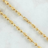Cadena Militar Morse 11.05gr / 60cm / Oro Amarillo 18K ©