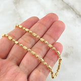 Cadena Militar Morse 11.05gr / 60cm / Oro Amarillo 18K ©