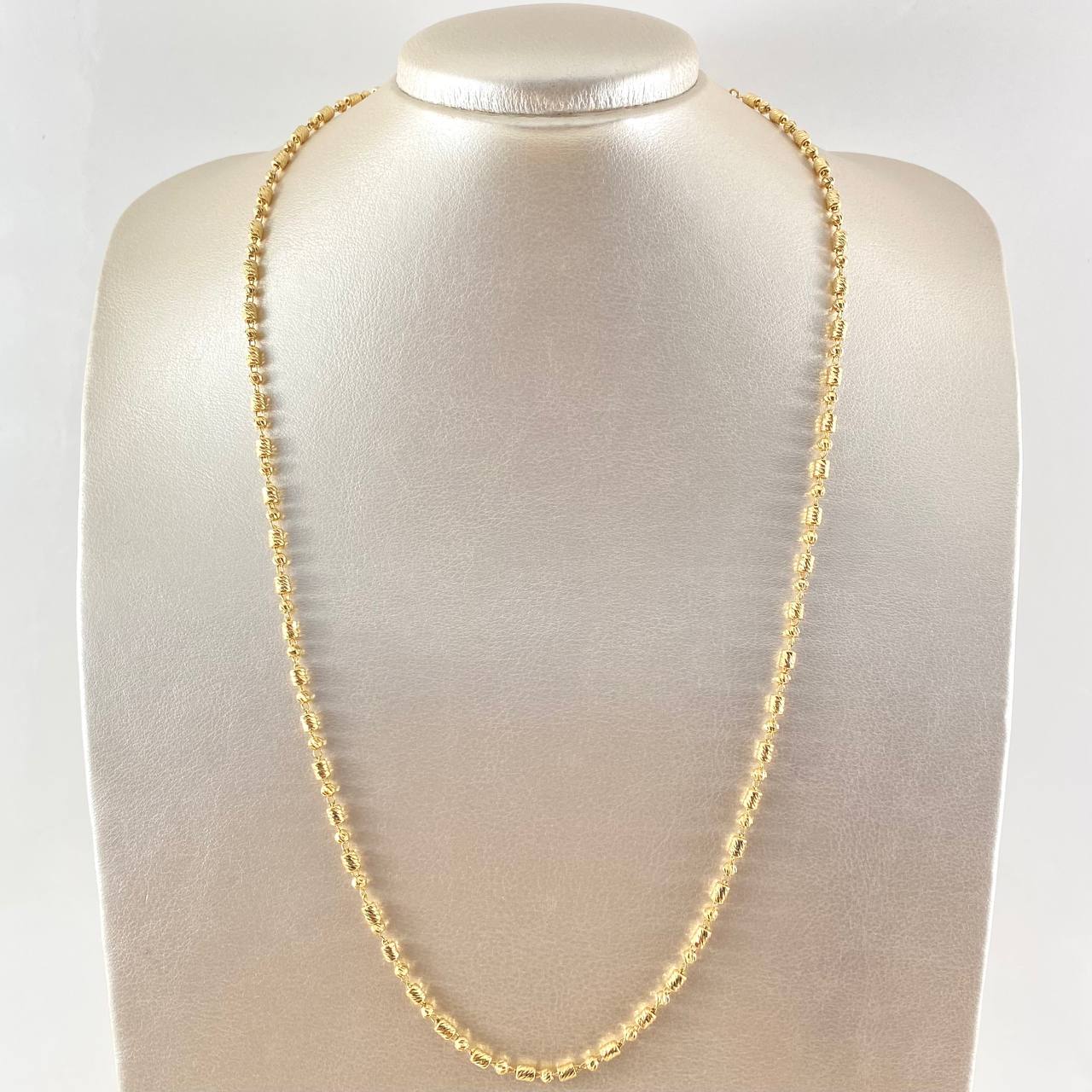 Cadena Militar Morse 11.05gr / 60cm / Oro Amarillo 18K ©