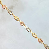 GC Chain 7.1gr / 17.7in / Three 18K Golds
