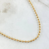 Cadena Militar Diamantada 14.55g / 24 in / 3mm Oro Amarillo 18K