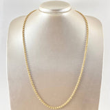 Diamond Cut Military Chain 14.2gr / 19 3/4 in / 3mm Yellow Gold 18K ©