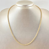 Cadena Militar 14.8gr / 50cm / Oro Amarillo Nac.Esp. 18K