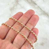 Cadena Militar 17.65gr / 60cm / Tres Oros Nac.Esp. 18K