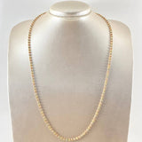 Cadena Militar 17.65gr / 60cm / Tres Oros Nac.Esp. 18K