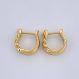 Candongas Cubana Monaco 4.15gr / 1.5cm / Oro Amarillo +4 18K &