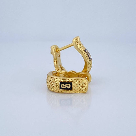 Candongas Cubana Monaco 4.2gr / 1.5cm / Oro Amarillo +4 18K &