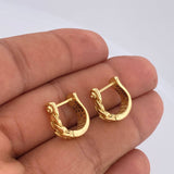 Candongas Cubana Monaco 4.15gr / 1.5cm / Oro Amarillo +4 18K &