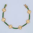 Tennis Bracelet Clover 14.85gr / 7.2in / 18K Gold $