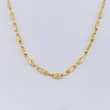 Cadena Rustica Cilindro 13.85gr / 26 1/2 in / 4.5mm Oro Amarillo 18K *